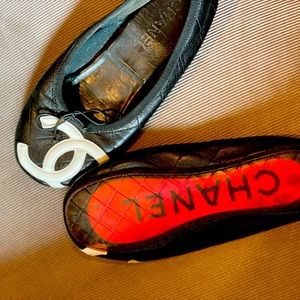 Authentic Chanel ballet flats